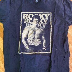Rocky Graphic Black T-Shirt
